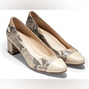 Cole Haan Women's The Go-To Black Heels Pump 7